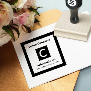 Tampons Encreurs Monogramme d'entreprise personnalisé