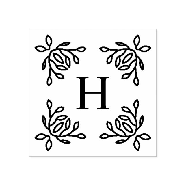 Tampons Encreurs Monogramme des vignes (Impression)