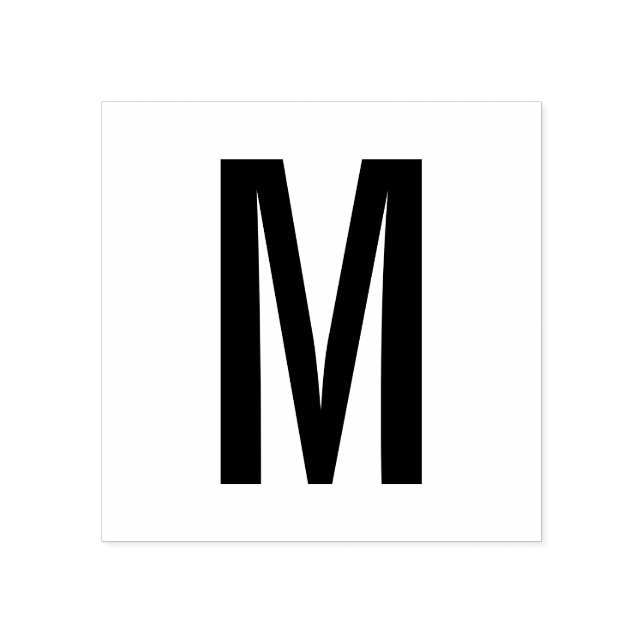 Tampons Encreurs Monogramme moderne simple (Impression)
