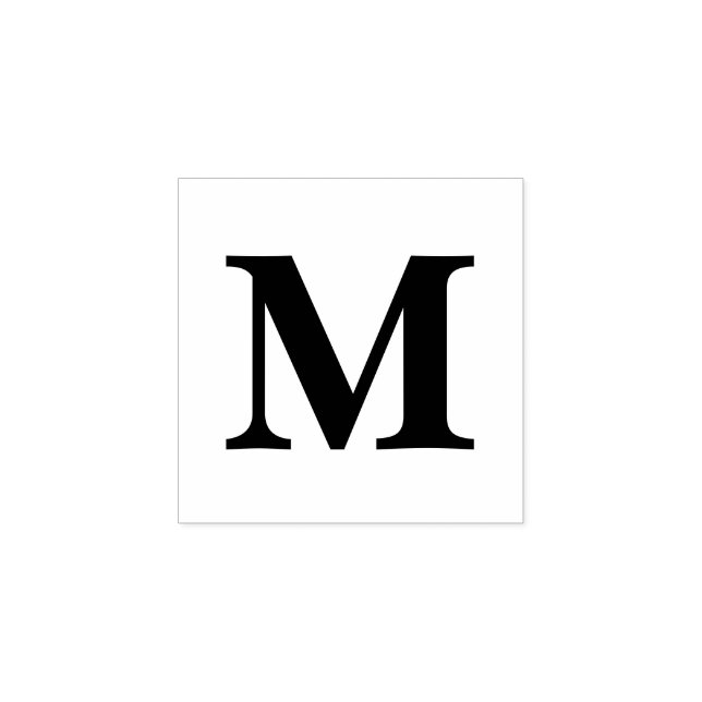 Tampons Encreurs Monogramme personnalisé initiale unique lettre per (Impression)