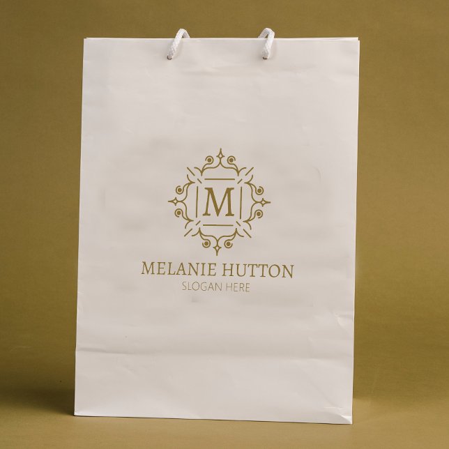 Tampons Encreurs Monogramme Personnalisé, Petite Entreprise Grande (Créateur téléchargé)