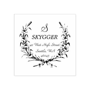 Tampons Encreurs Monogramme vintage de la couronne