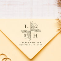 Monogrammes modernes | Élégant Floral Enregistrer