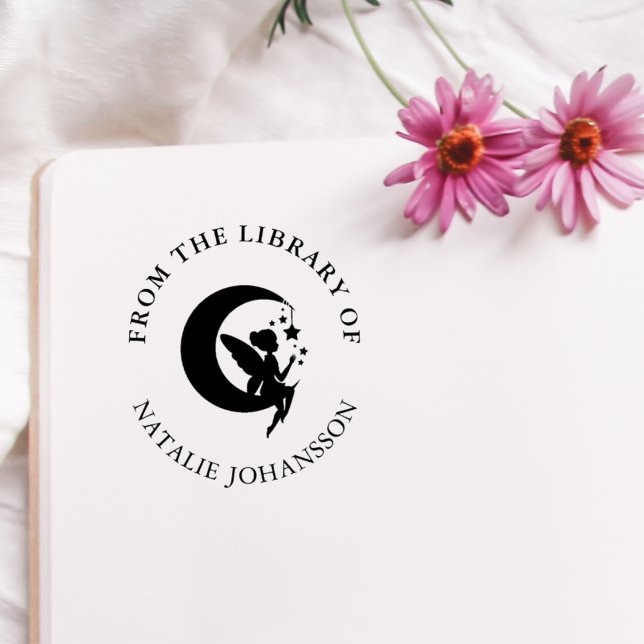 Tampons Encreurs Moon Fairy From The Library Of Custom Book (Créateur téléchargé)