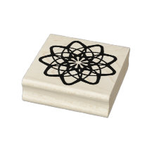 Motif décoratif rond en variation mandala