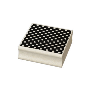 Tampons Encreurs Motif Polka Dot Imprimer Timbre En Caoutchouc