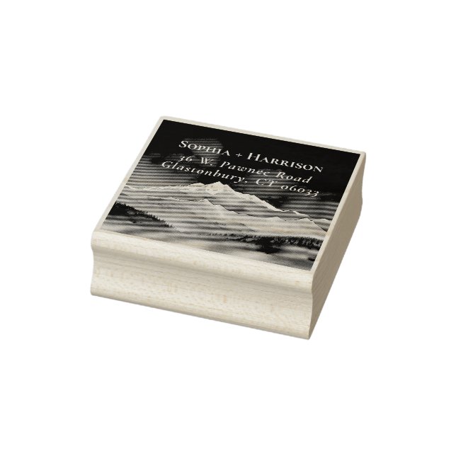 Tampons Encreurs Mountains Adventure commence Mariage Adresse de re (Tampon)