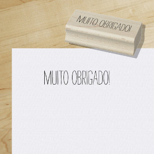 Tampons Encreurs Muito Obrigado Merci Beaucoup Portugais