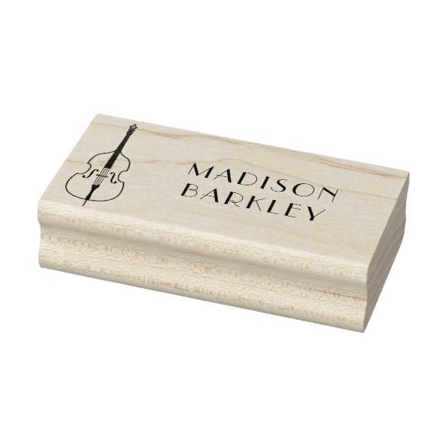 Tampons Encreurs Musicien de basse debout Musique enseignant Jazz B (Tampon)