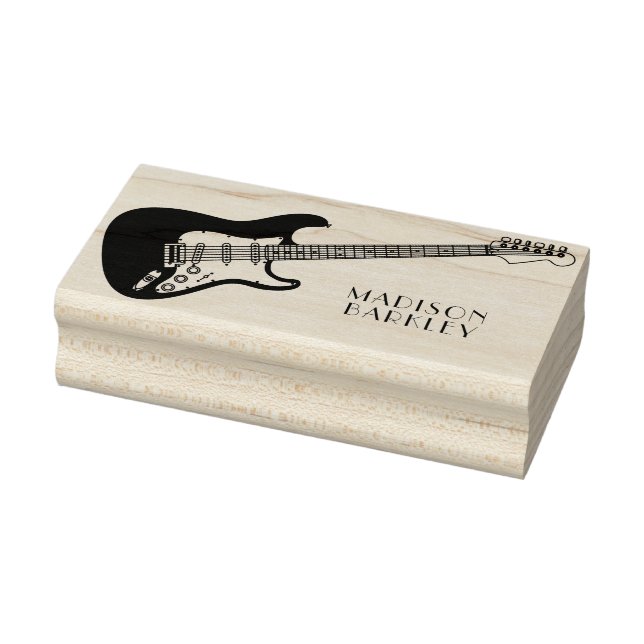 Tampons Encreurs Musicien de guitare électrique professeur de musiq (Tampon)