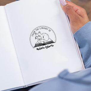 Tampons Encreurs Mystic Cat De La Bibliothèque De, Livre