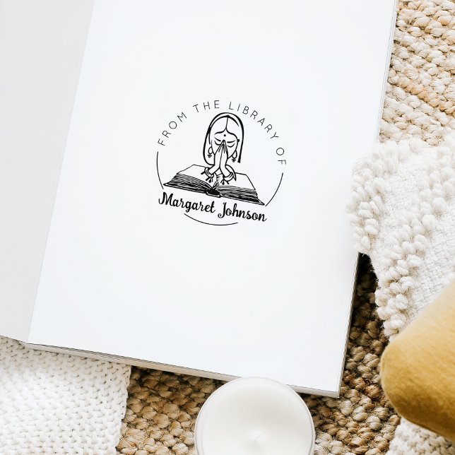 Tampons Encreurs Namaste Book From the Library Of, (Créateur téléchargé)