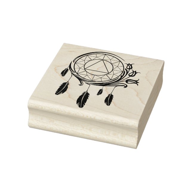Tampons Encreurs Native American dreamcatcher AA recover logo stamp (Tampon)