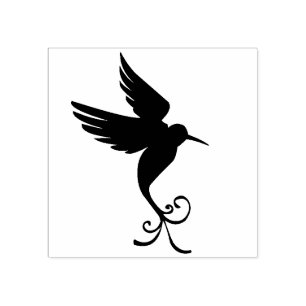 Tampons Encreurs Nature paisible de colibri de vol de couleur faite