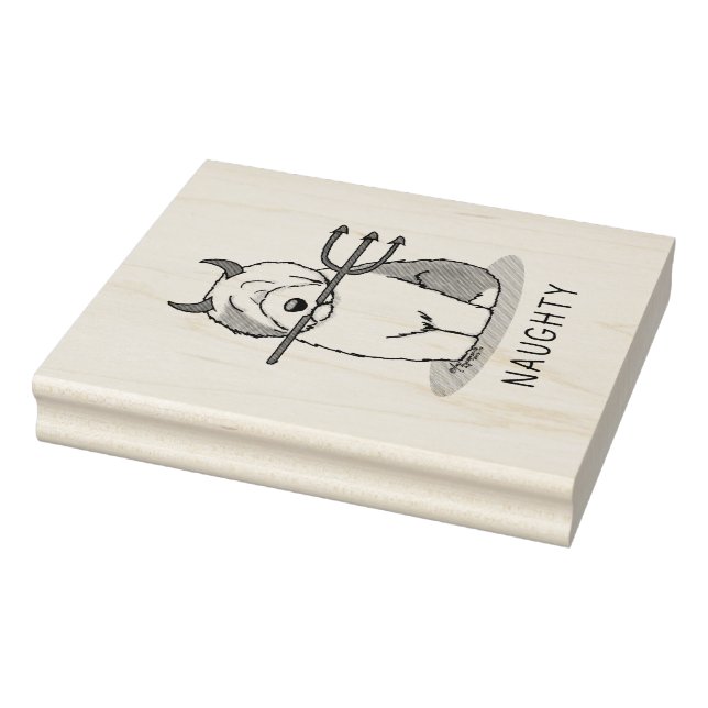Tampons Encreurs Naughty Devil Old English Sheepdog (Gris 1) (Tampon)