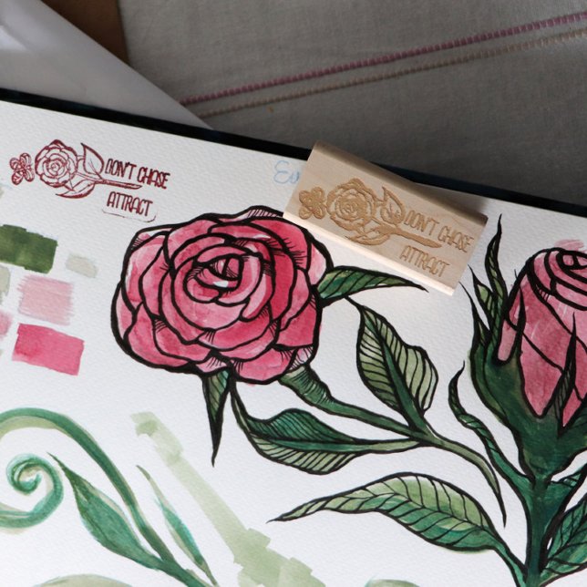 Tampons Encreurs Ne cherchez pas à attirer les papillons roses (Créateur téléchargé)