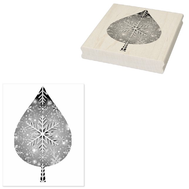 Tampons Encreurs Neige dorée (Tamponné)