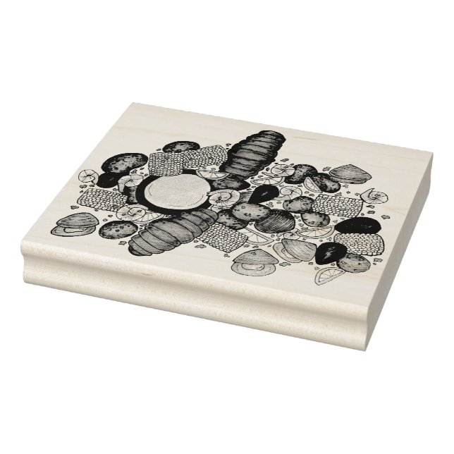 Tampons Encreurs New England Clambake Seafood Restaurant Fishmarket (Tampon)