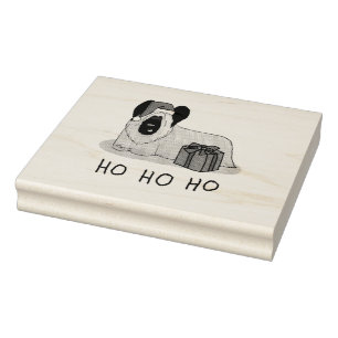 Tampons Encreurs Noël Père Noël Casquette Skye Terrier (argent)