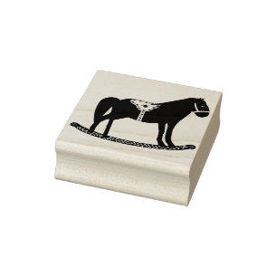 Tampons Encreurs Noël scandinave Cheval Rocking
