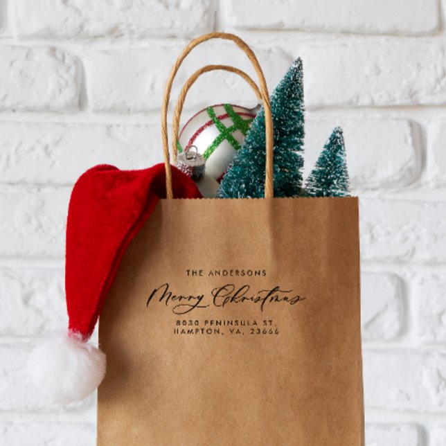 Tampons Encreurs Noël vacances moderne élégant (Créateur téléchargé)