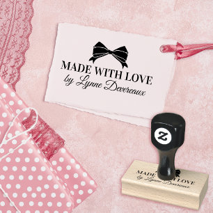 Tampons Encreurs Nœud Coquette Réalisé Avec Amour Par Une Petite En