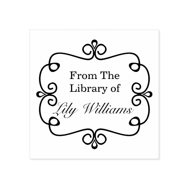 Tampons Encreurs Noir Et Blanc De La Bibliothèque De Plaques (Impression)