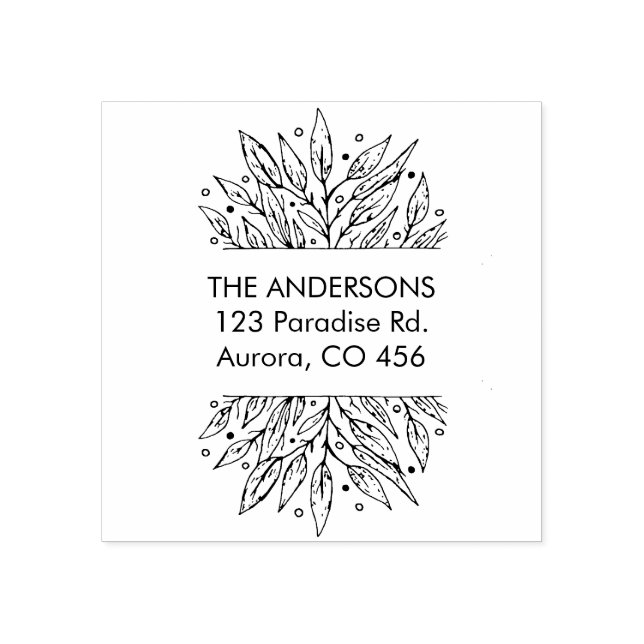 Tampons Encreurs Nom de famille personnalisé (Impression)