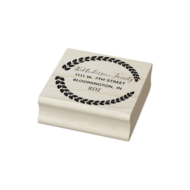 Tampons Encreurs Nom de famille personnalisé Adresse de retour Timb (Tampon)