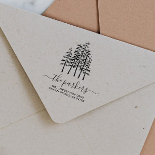 Tampons Encreurs Nom de famille personnalisé Signature Adresse de r