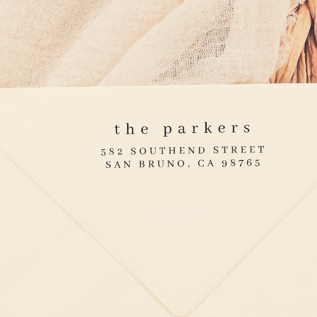 Tampons Encreurs Nom de famille simple et adresse (Créateur téléchargé)