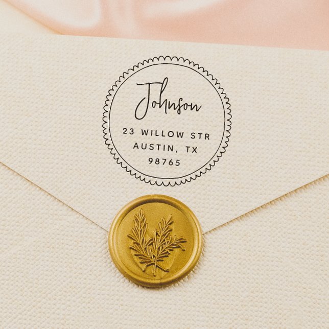 Tampons Encreurs Nom de fantaisie avec cadre pour timbre encreur d' (Stamp Mock-up)
