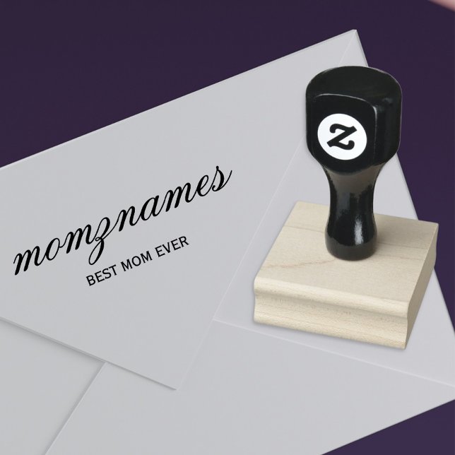 Tampons Encreurs Nom de la calligraphie personnalisée de la meilleu (Créateur téléchargé)