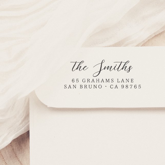 Tampons Encreurs Nom de la calligraphie Timbre d'adresse personnali (Créateur téléchargé)