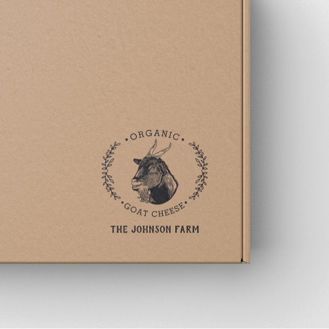 Tampons Encreurs Nom de la ferme laitière de chèvre  (Créateur téléchargé)