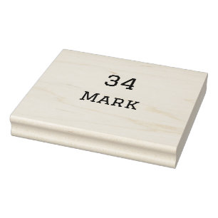 Tampons Encreurs nom de l'équipe ajouter nom du joueur date sports