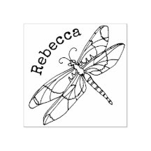 Nom de monogramme de la libellule