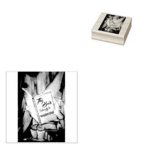 Tampons Encreurs Nom de propriété du livre de lecture Elf mignon Ti