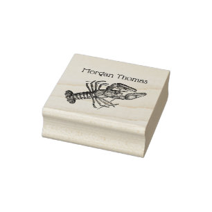 Tampons Encreurs Nom du dessin de homard vintage #1