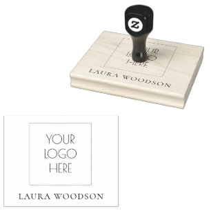 Tampons Encreurs Nom du logo minimaliste simple