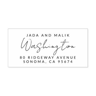 Tampons Encreurs Nom du script de couple