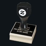 Tampons Encreurs Nom du travail et du passe-temps Funny personnalis<br><div class="desc">Le design personnalisé Job and Hobby Name peut être un cadeau formidable pour votre ami ou membre de votre famille, ou vous pouvez l'utiliser vous-même pour montrer votre amour et votre passion pour votre Hobby ou votre Job.</div>