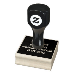 Tampons Encreurs Nom du travail et du passe-temps Funny personnalis