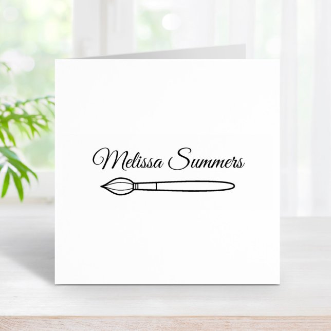 Tampons Encreurs Nom personnalisé du pinceau (Créateur téléchargé)