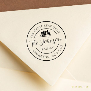 Tampons Encreurs Notre nouveau Faire-part d'adresse à la maison