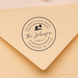 Tampons Encreurs Notre nouveau Faire-part d'adresse à la maison