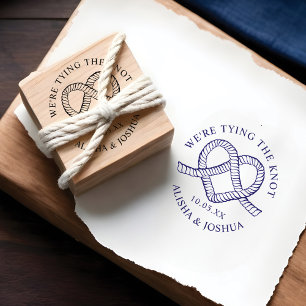 Tampons Encreurs Nous nouons le Mariage nautique du coeur de la cor