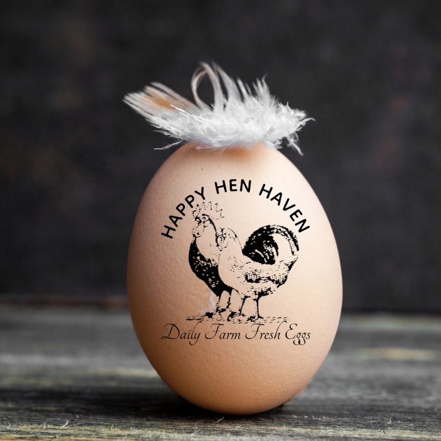 Tampons Encreurs Oeufs de ferme Carton biologique Poulet de ferme (Créateur téléchargé)