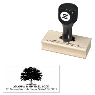Tampons Encreurs Old Oak Tree Mariage Adresse de retour