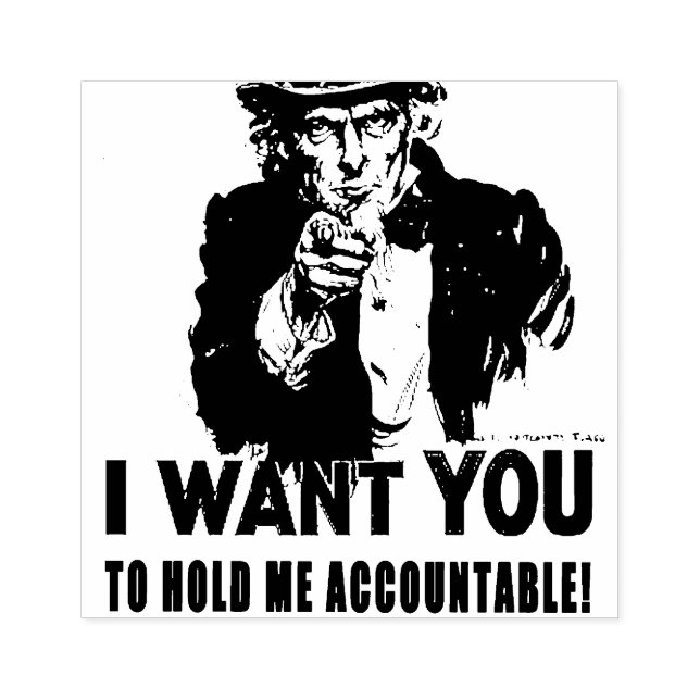 Tampons Encreurs Oncle Sam veut être détenu (Impression)